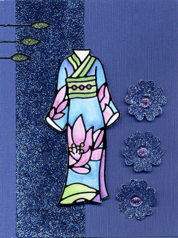 Blue Kimono by Karen Swemba