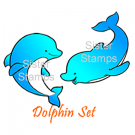 16 Dolphin Set - Sister Stamps - Sea Creatures - www.HankoDesigns.com