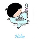 SS0061 - 19 Hideo w Mochi Sister Stamps - Hanko Designs - www.HankoDesigns.com