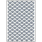 SEC3095 Fan Background Embossing Folder - www.HankoDesigns.com