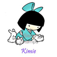 21 Kimie w/Bunny Sister Stamps Easter www.HankoDesigns.com