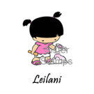 24 Leilani Shave Ice Girl Small Sister Stamps July 2014 - www.SisterStamps.com SS0077