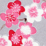 RKBH50 Pink Plum Blossom Branches Japanese Washi Paper - Hanko Designs - www.HankoDesigns.com 2014