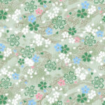 RTB11705 Pastel Green Sakura Washi 2021 Bulk Washi Paper 8.5x11